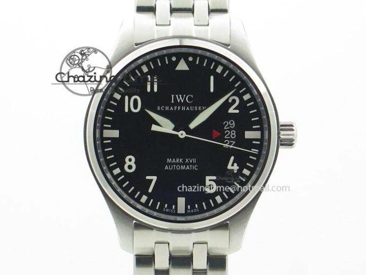 MIROTIME 1225 Timeless Big Pilot Real PR IW500901 ZF 1:1 Best Edition On Black Leather Strap A 7340